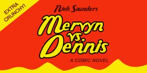 Logo for Mervyn vs. Dennis by Niels Saunders