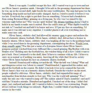 First revision of initial 500 words of Ellipsis by Niels Saunders